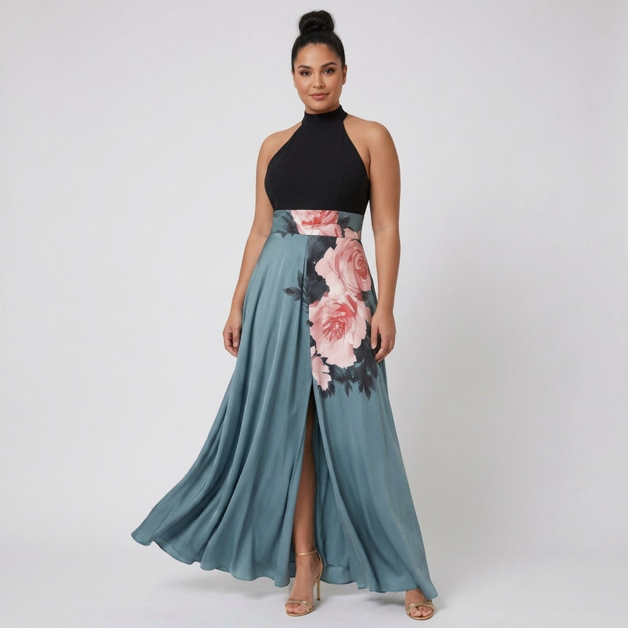 Olympas | Floral Skirt Maxi Dress