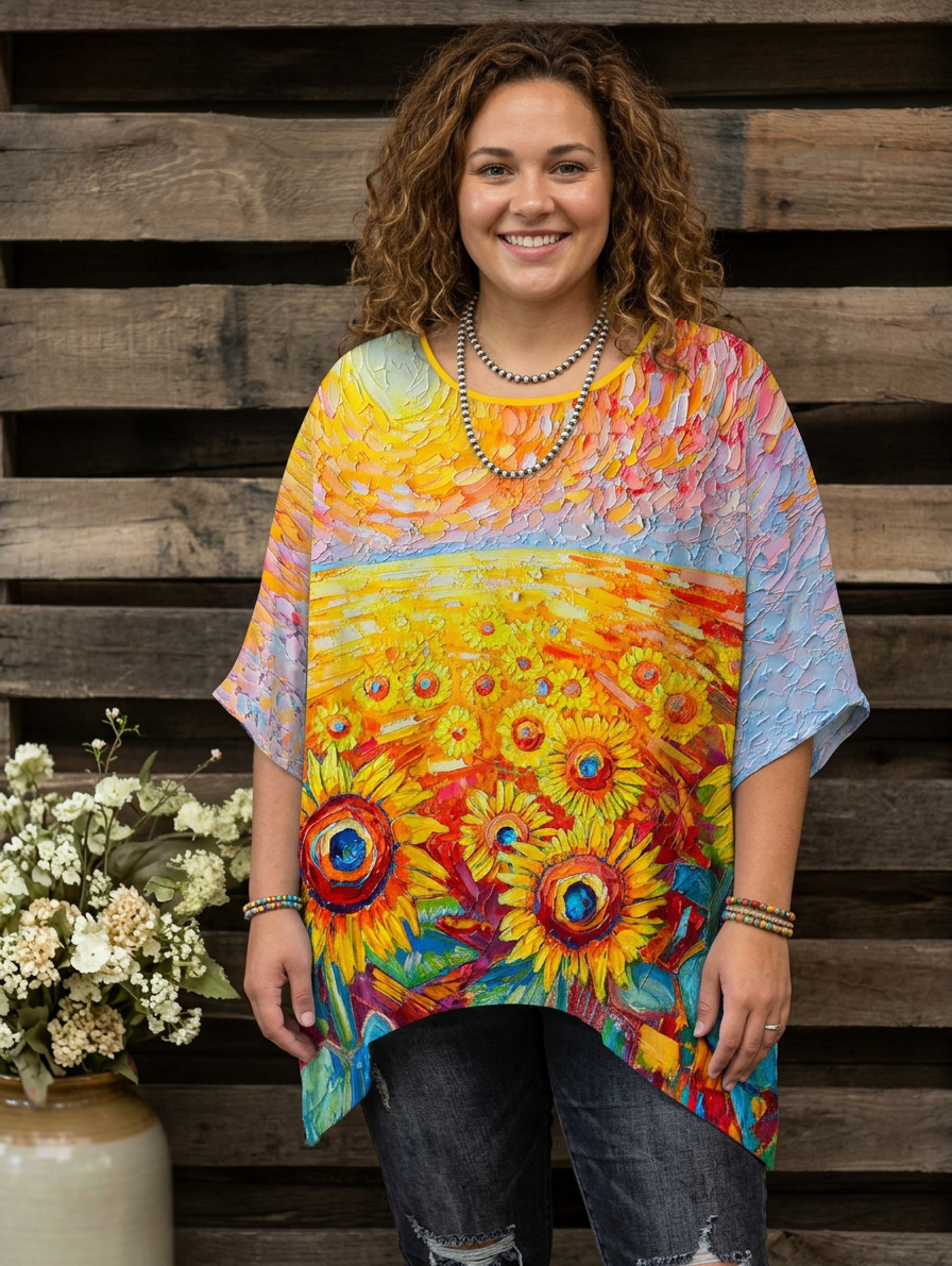 Lou | Vintage Bohemian Floral T-Shirt