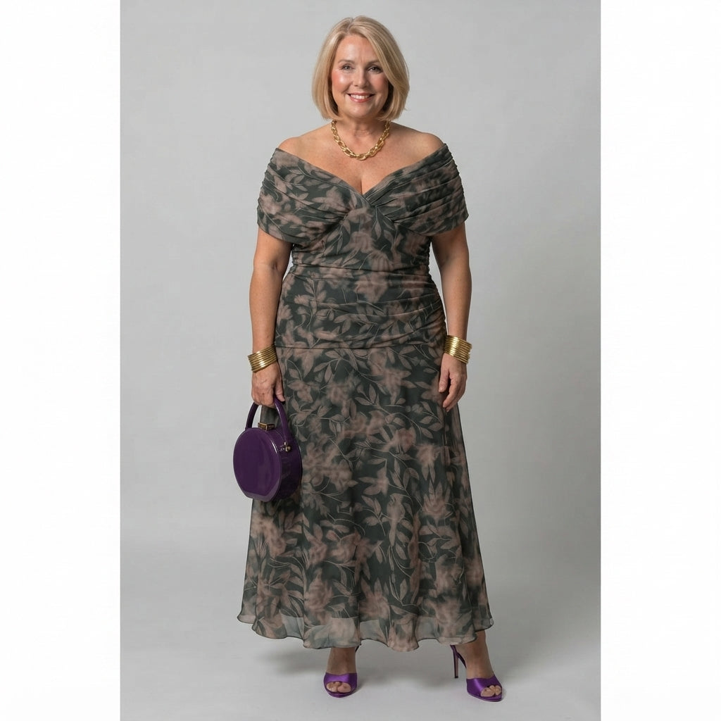 Calen | Off-Shoulder Midi Dress