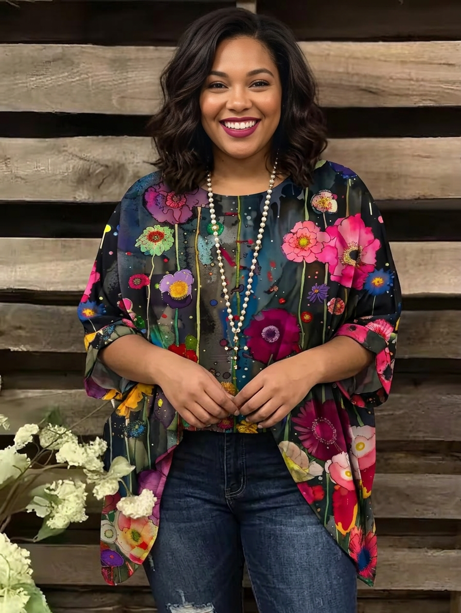 Collins | Vintage Bohemian Floral T-Shirt