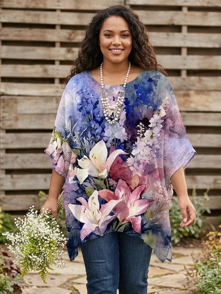 Judy | Vintage Bohemian Floral T-Shirt
