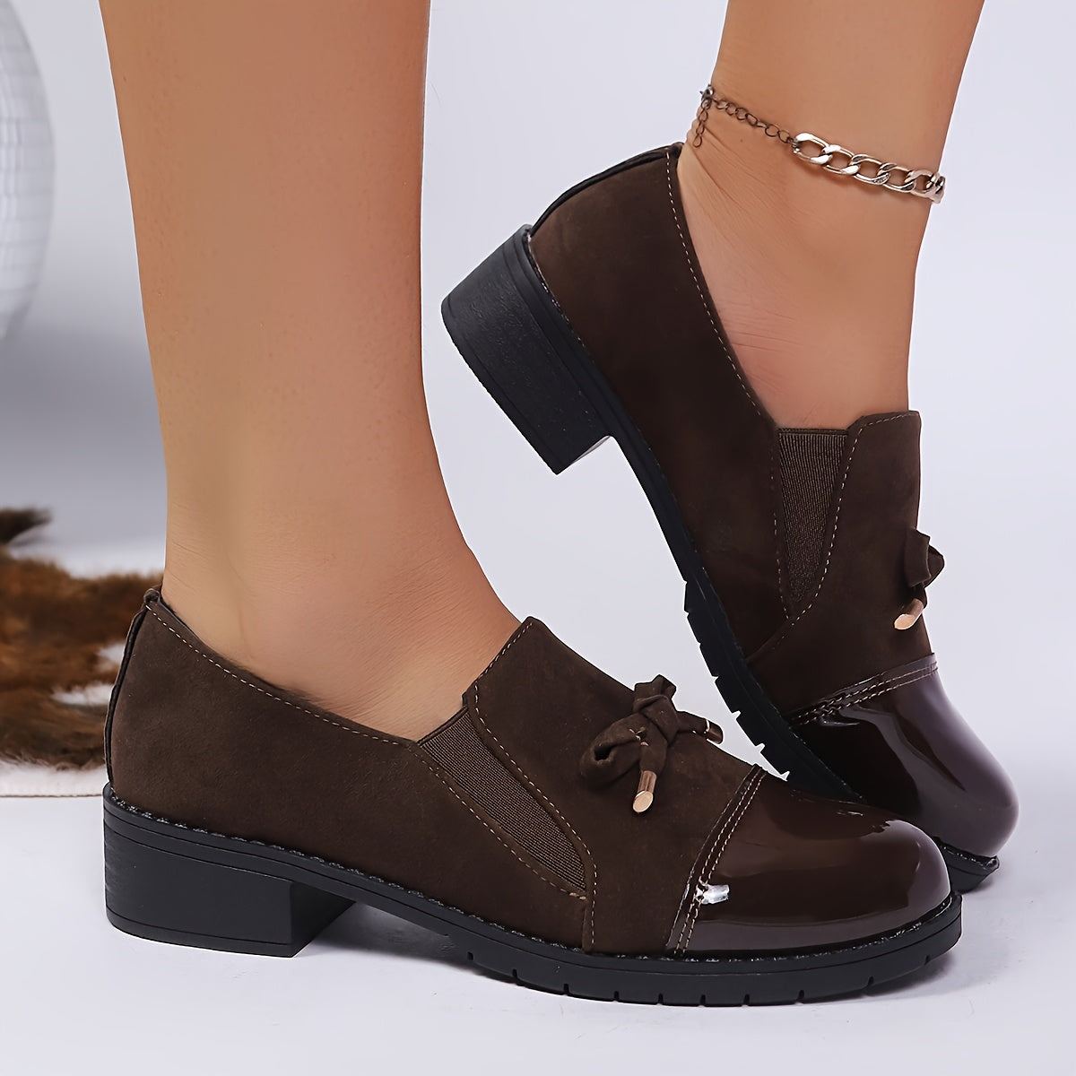 Juliet | Patent Toe Loafers