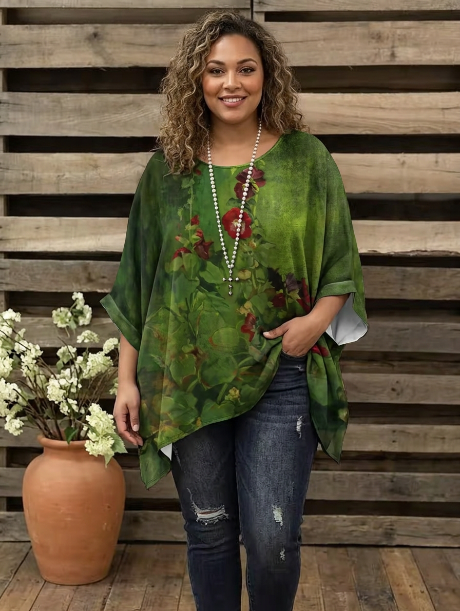 Wanda | Vintage Bohemian Floral T-Shirt