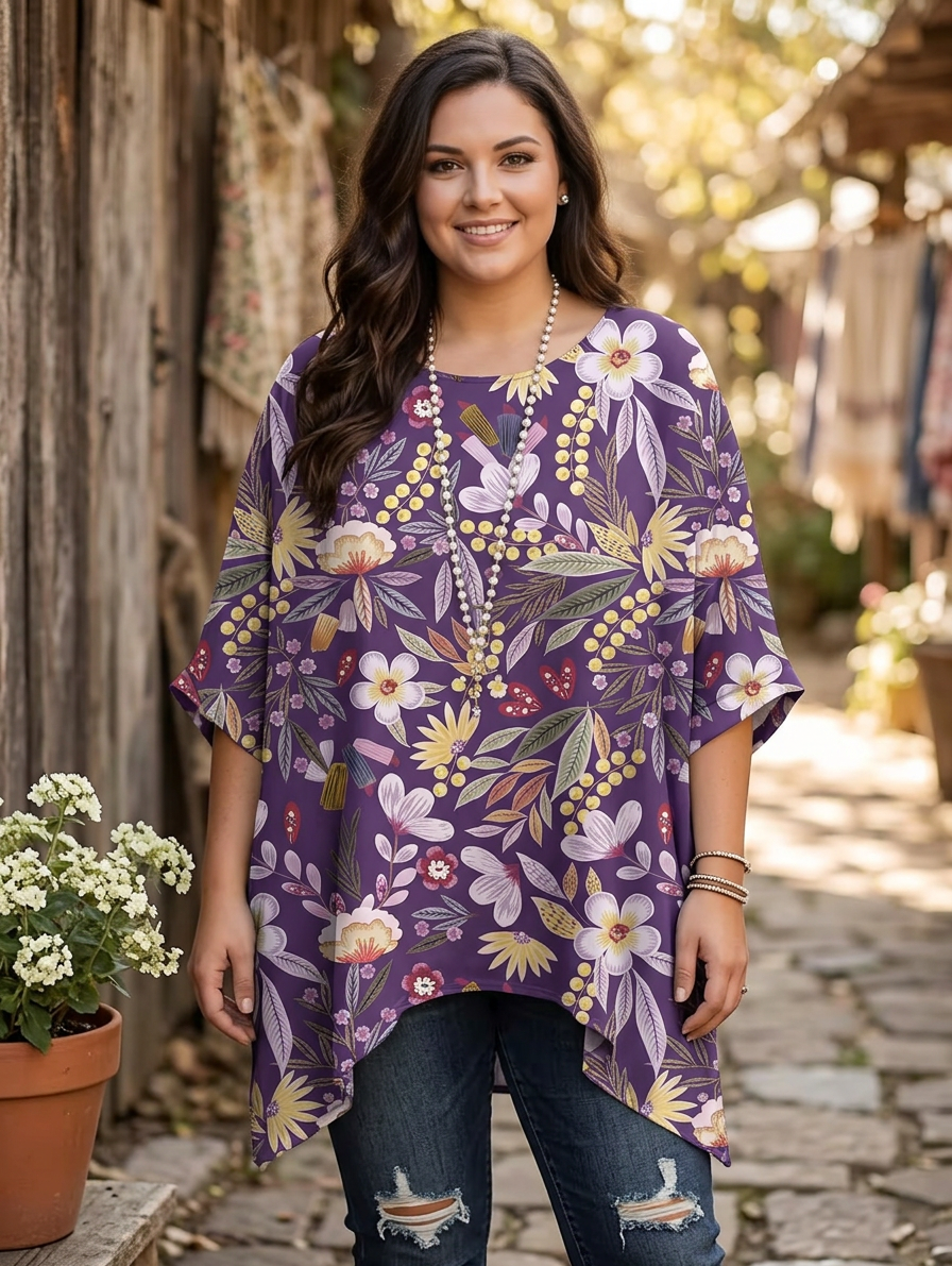 Pearl | Vintage Bohemian Floral T-Shirt