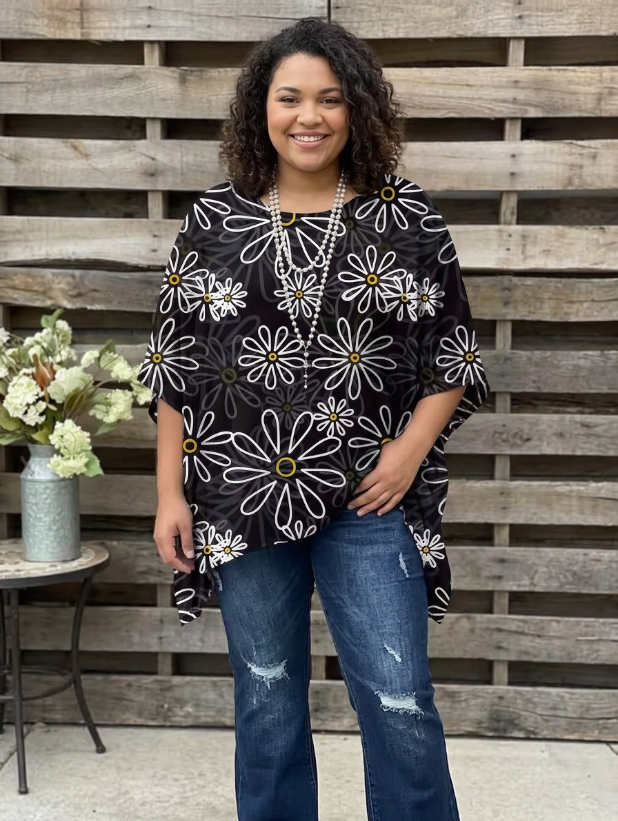 Cheryl | Vintage Bohemian Floral Print Women's T-Shirt