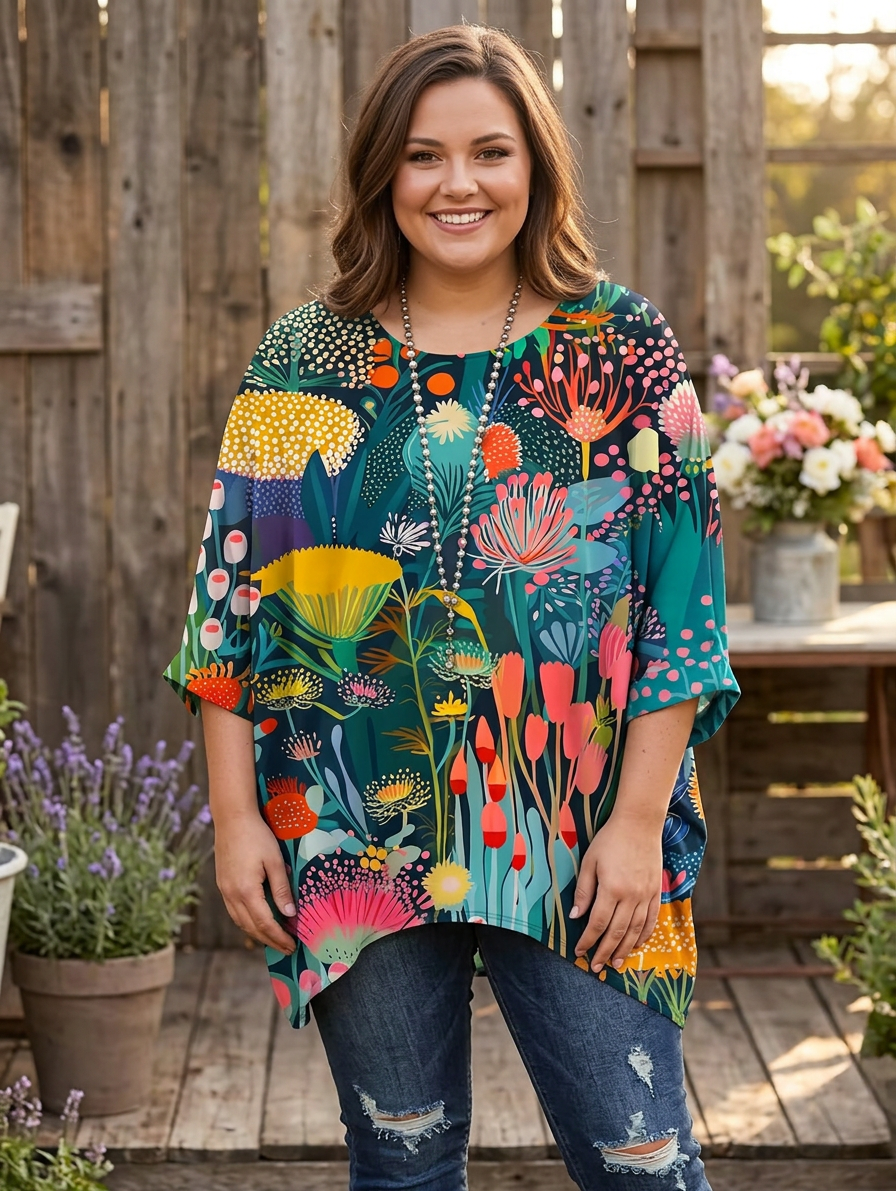 Ethel | Vintage Bohemian Floral T-Shirt