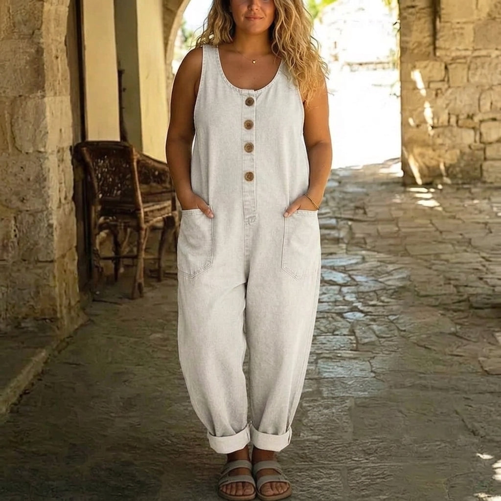 Ruth | Vintage Washed Denim Overall