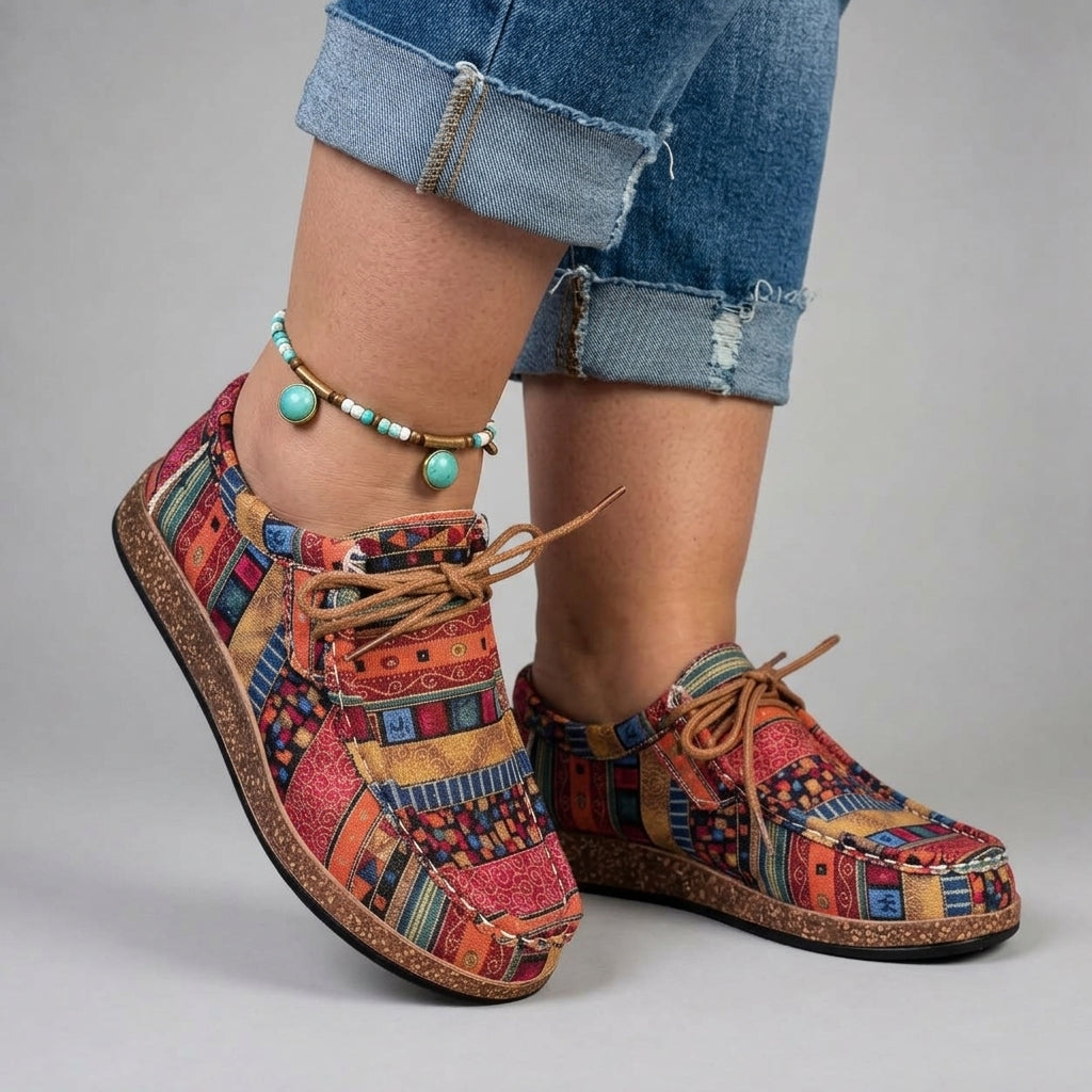 Rebecca | Patterned Sneakers