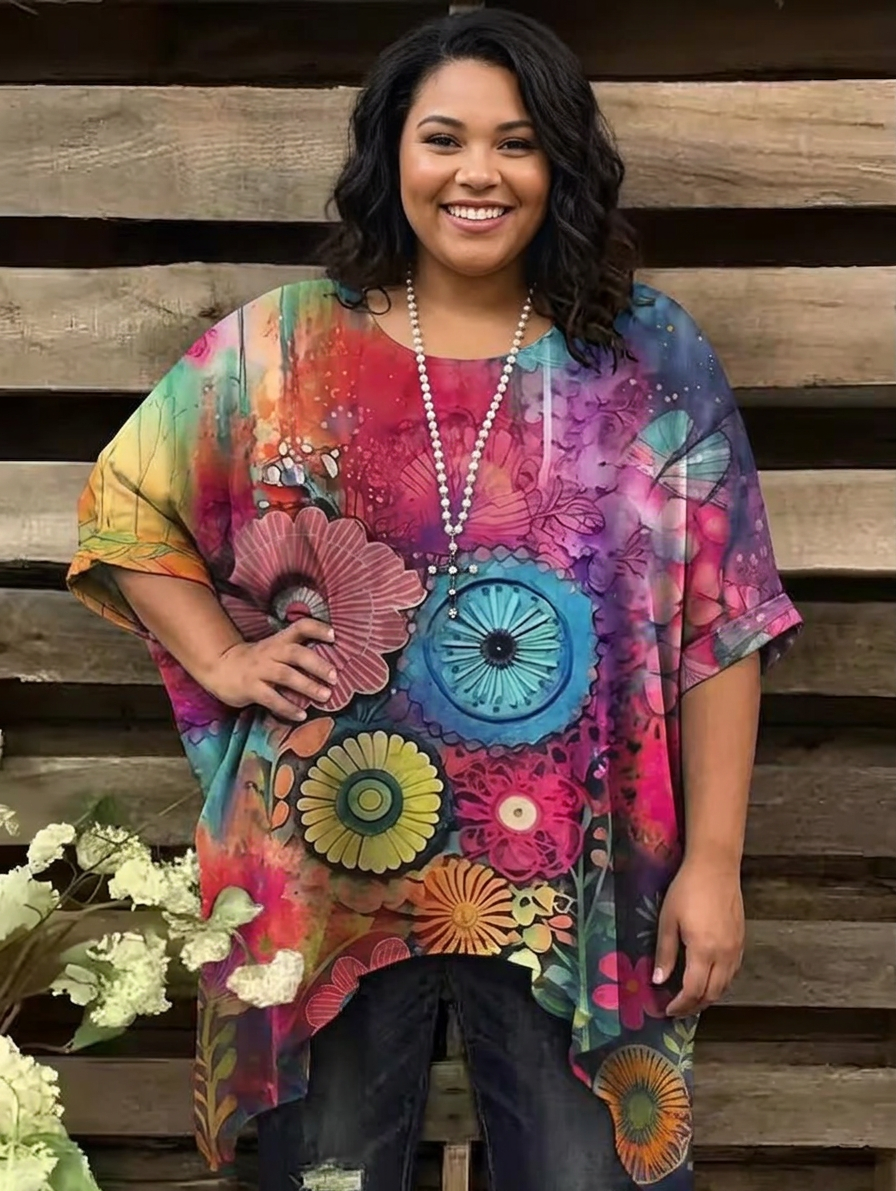 Jody | Vintage Bohemian Floral T-Shirt