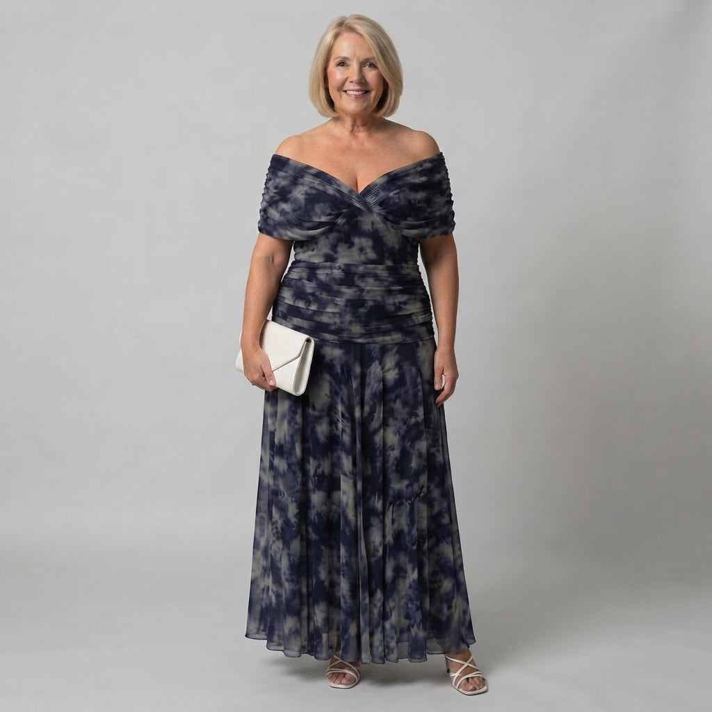 Calen | Off-Shoulder Midi Dress