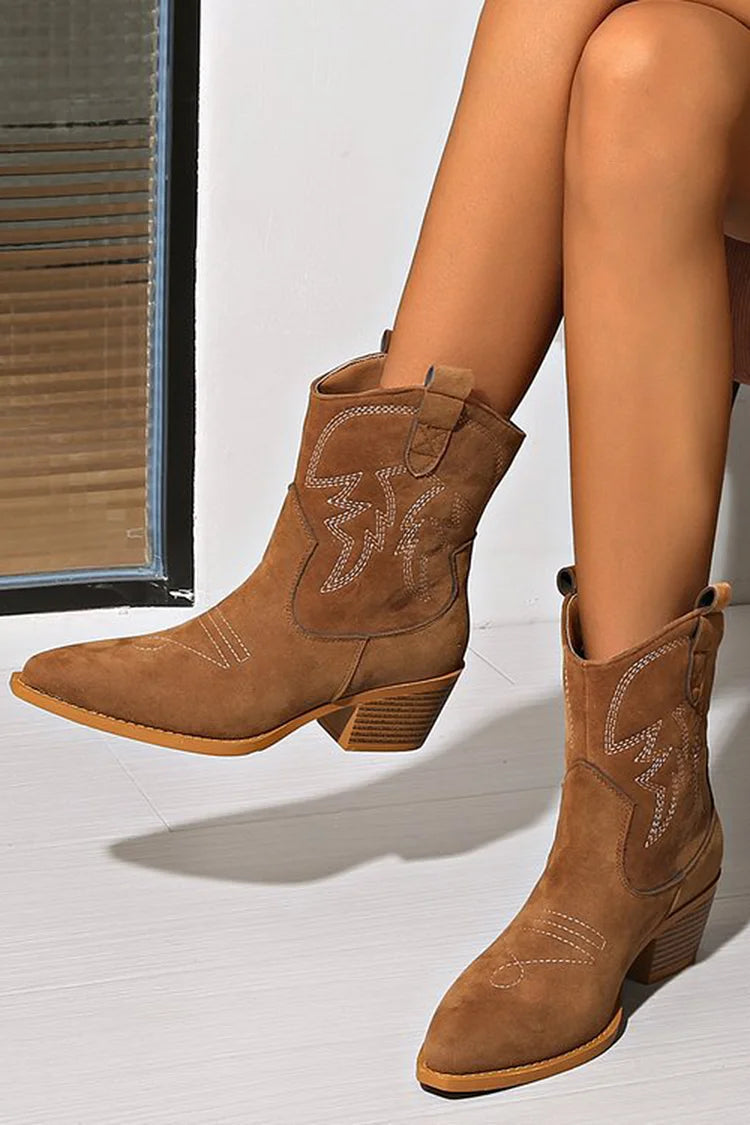 Sylvia | Urban Cowboy Style Boots