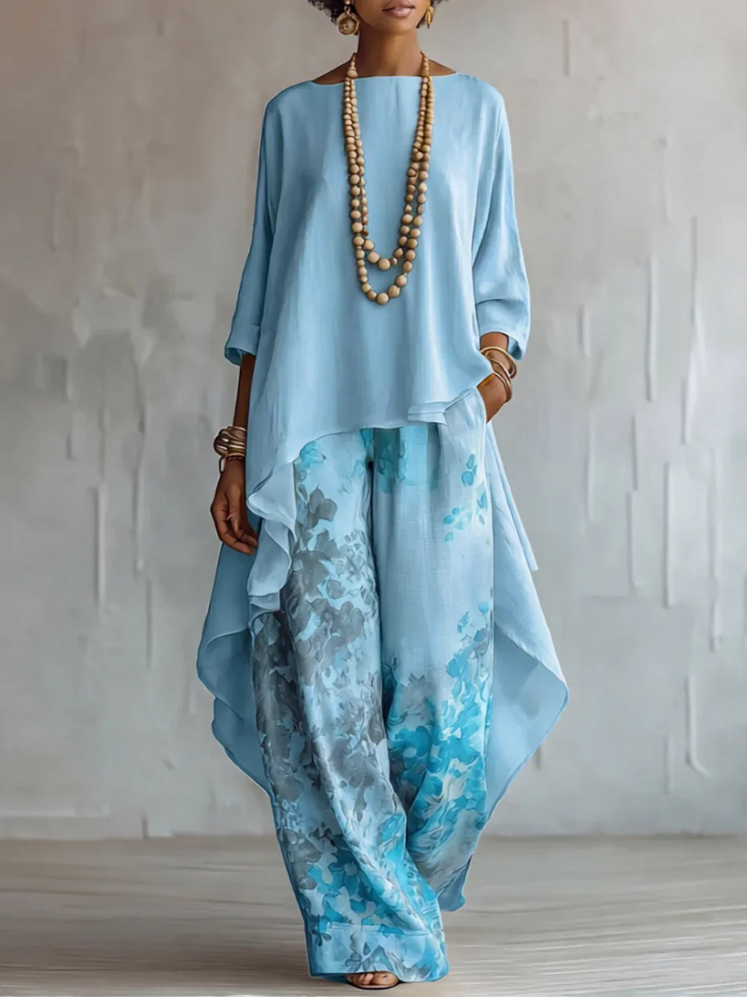 Celeste | High-Low Two-Piece Set