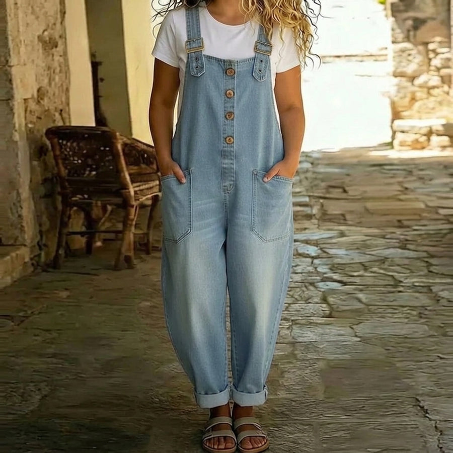 Mae | Denim Overalls Adjustable Straps