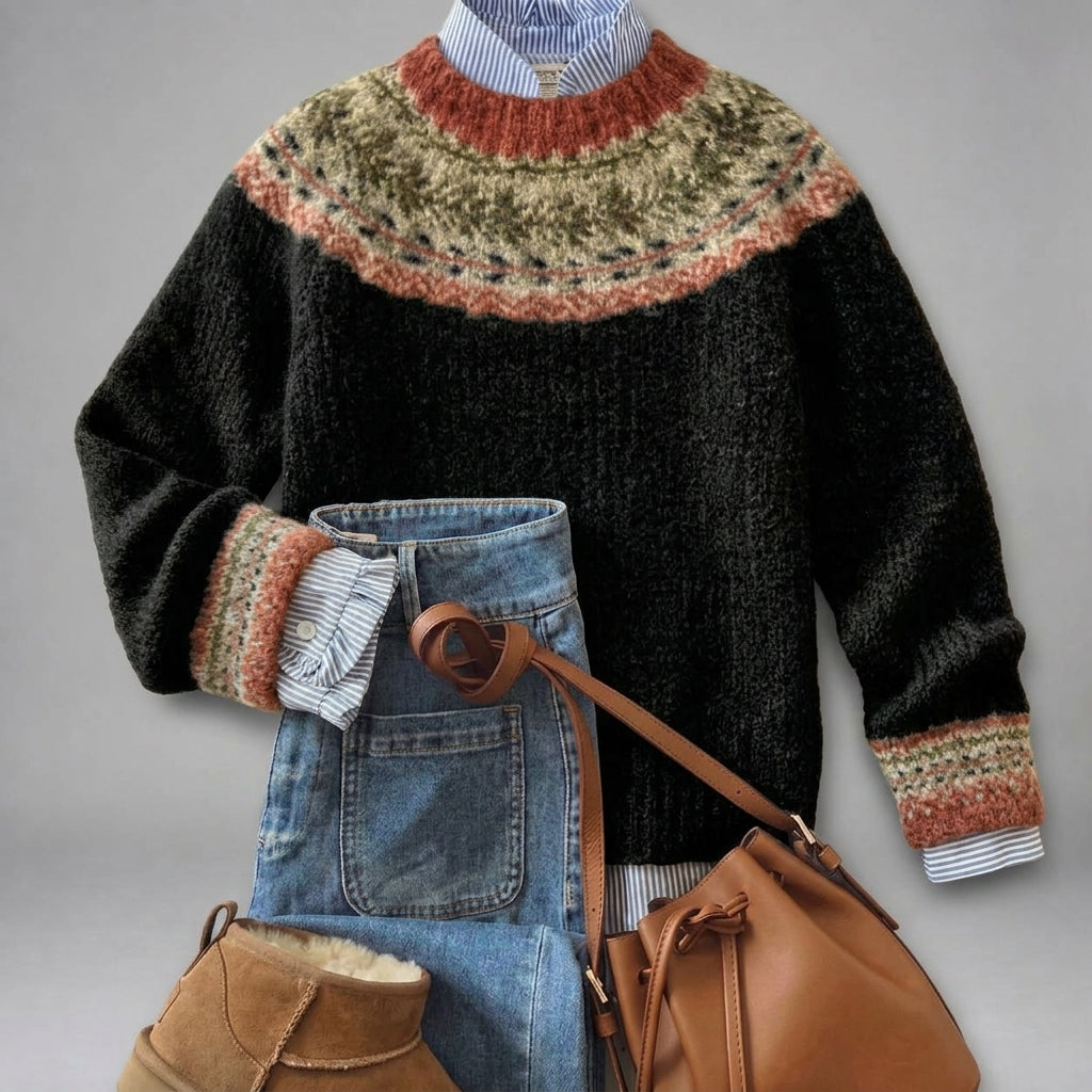ELVARA | CHIC VINTAGE KNIT JUMPER