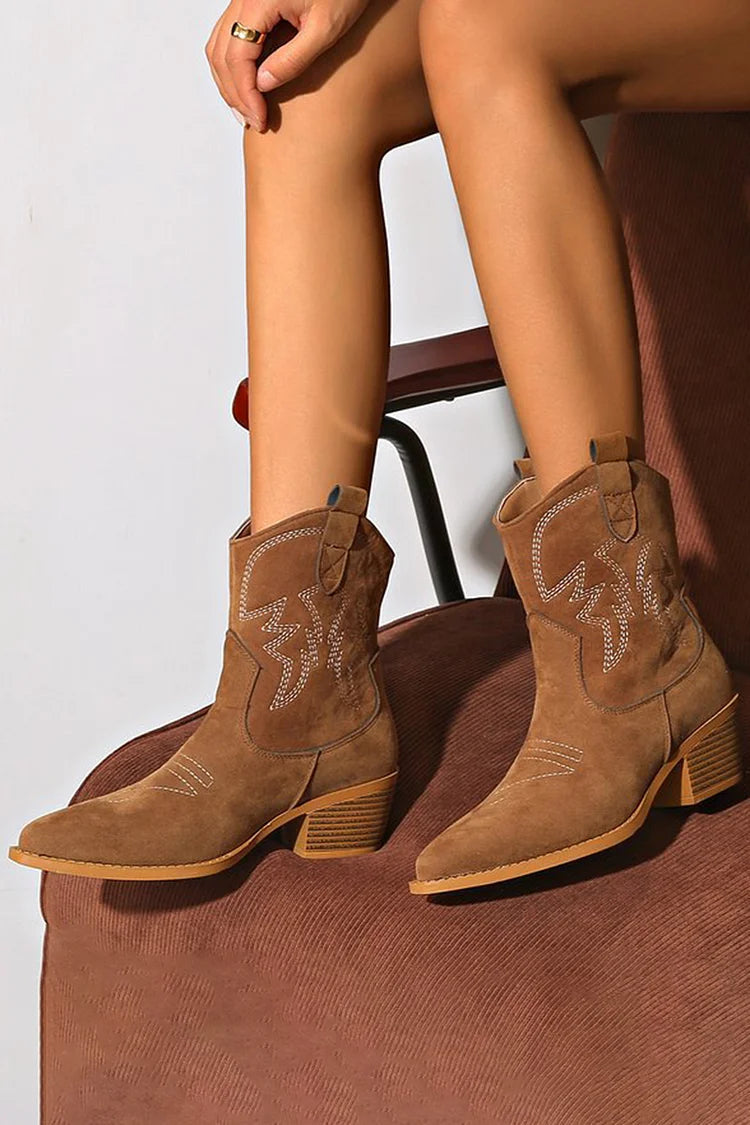 Sylvia | Urban Cowboy Style Boots