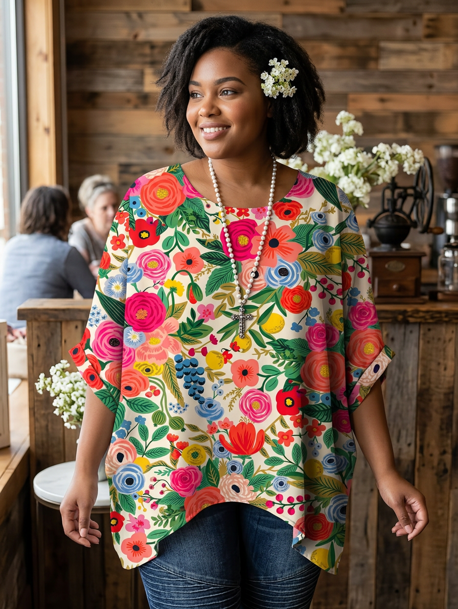 Emmelyn | Vintage Bohemian Floral T-Shirt