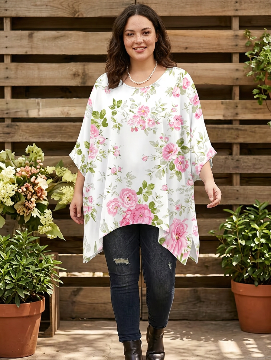Cassia | Vintage Bohemian Floral T-Shirt
