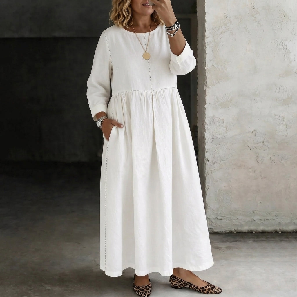 Melissa | Denim Dress Long Sleeve
