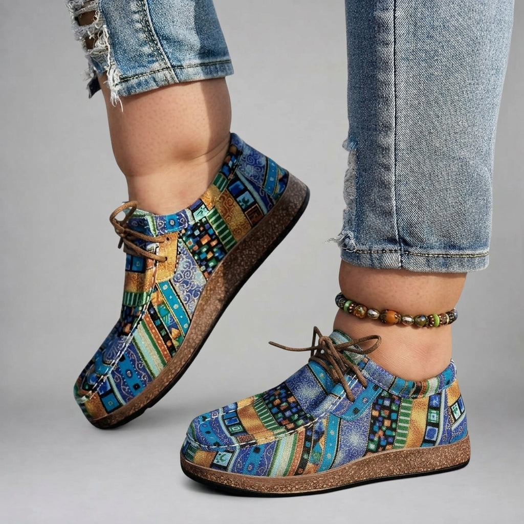 Rebecca | Patterned Sneakers