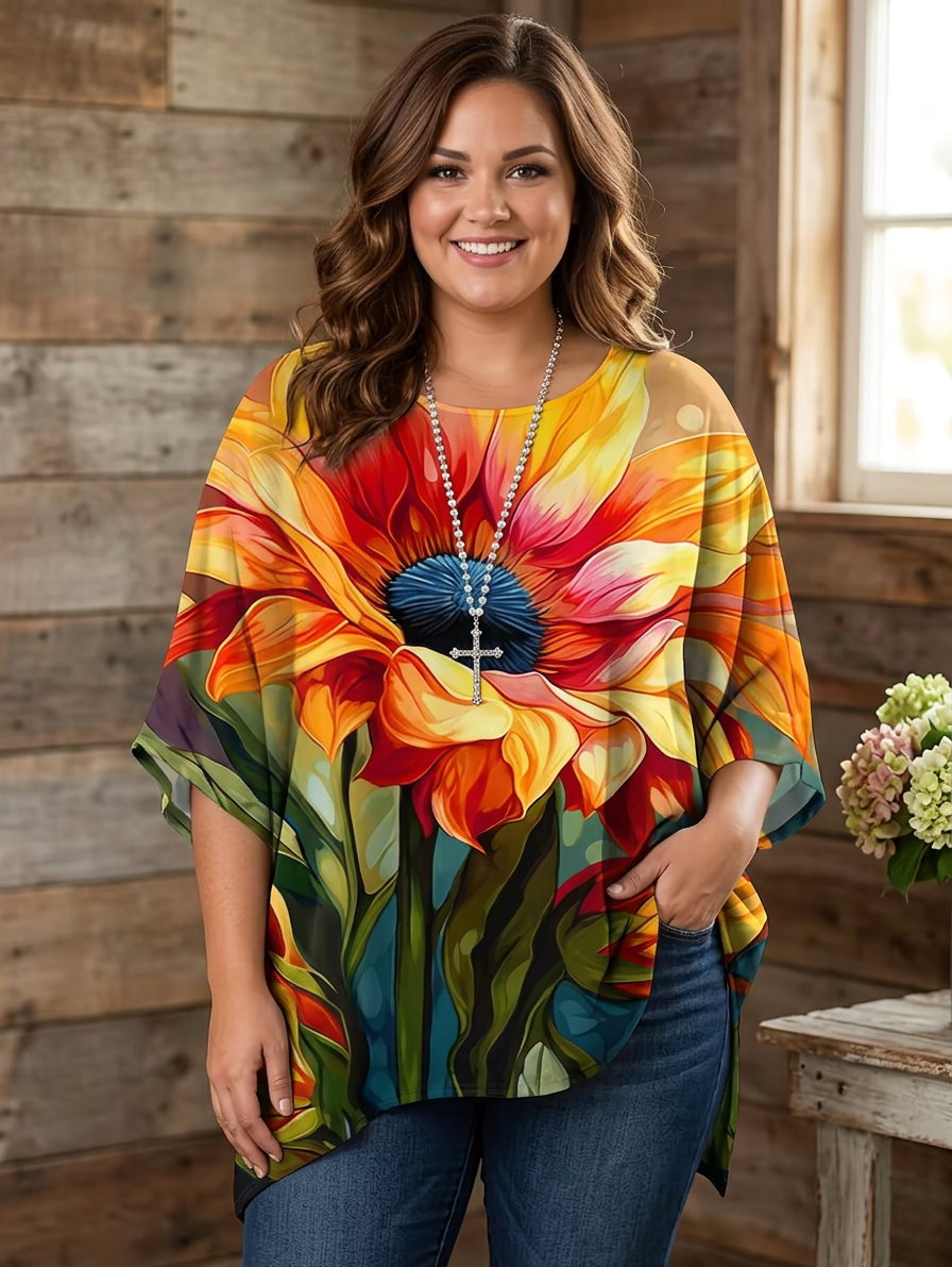 Marcelle | Vintage Bohemian Floral T-Shirt