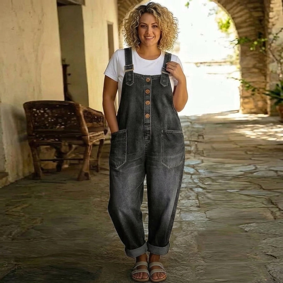 Mae | Denim Overalls Adjustable Straps