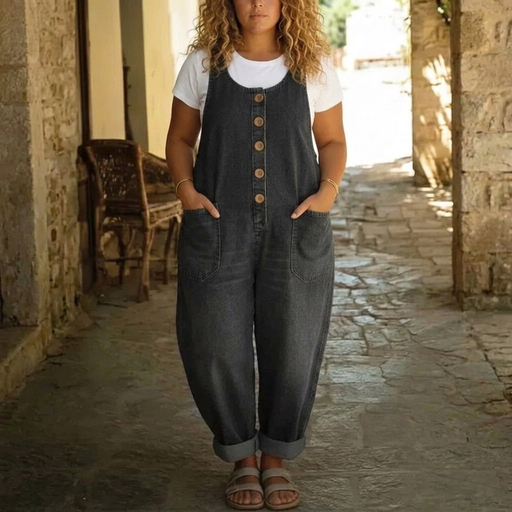 Ruth | Vintage Washed Denim Overall