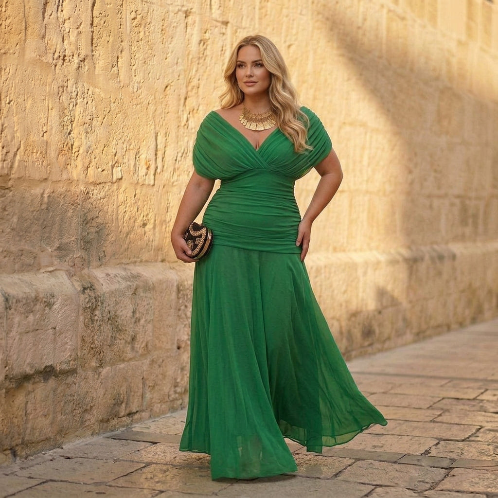 Sienna | Elegant Green Dress