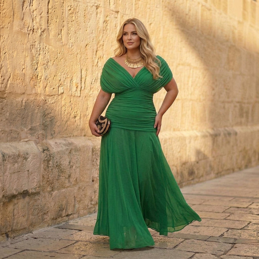 Sienna | Elegant Green Dress