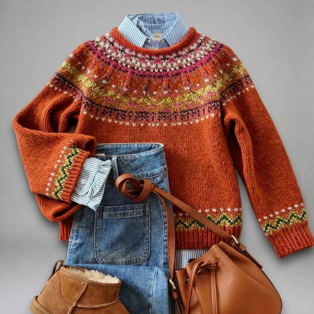 SIMONA | CHIC VINTAGE KNIT JUMPER