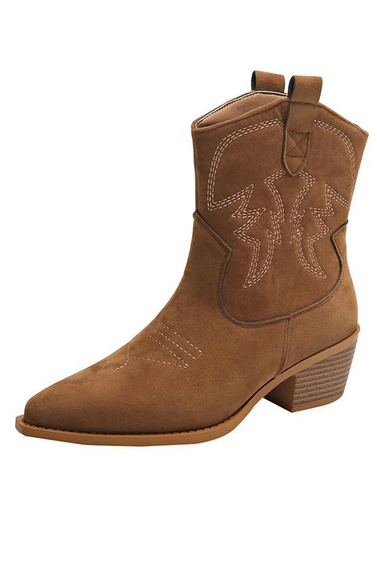 Sylvia | Urban Cowboy Style Boots