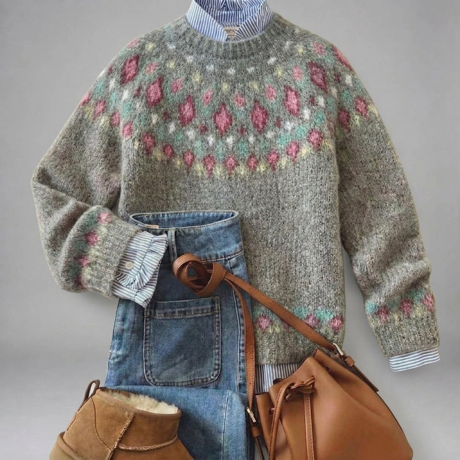 SOLARA | CHIC VINTAGE KNIT JUMPER