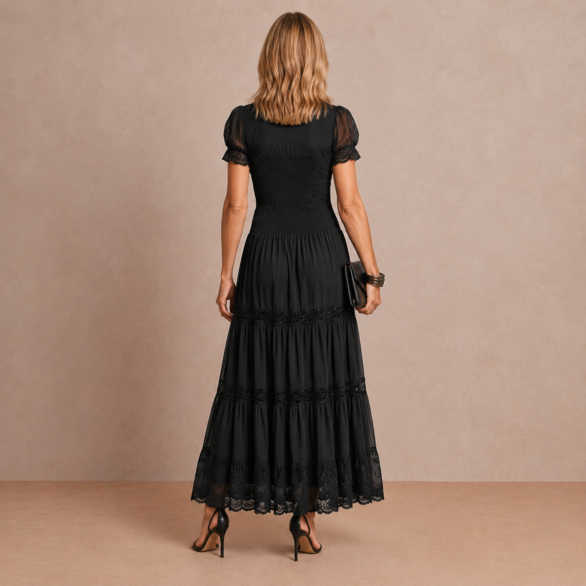 Ravenna | Sheer Lace Maxi Dress