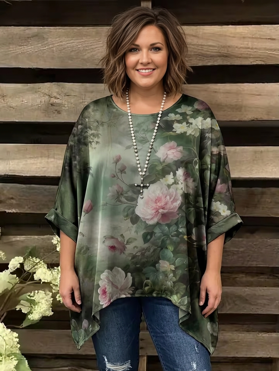 Aurelia | Vintage Bohemian Floral T-Shirt