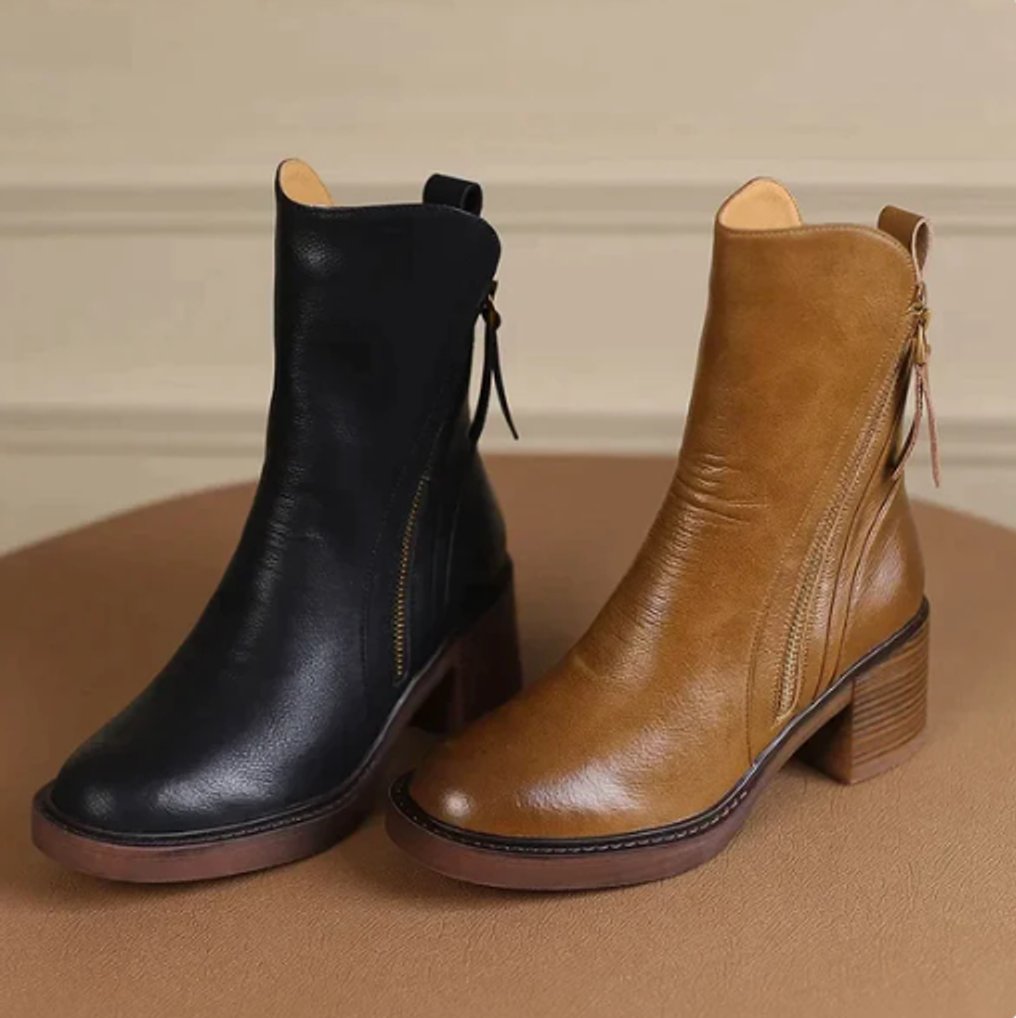 Octavia | Side Zip Ankle Boots