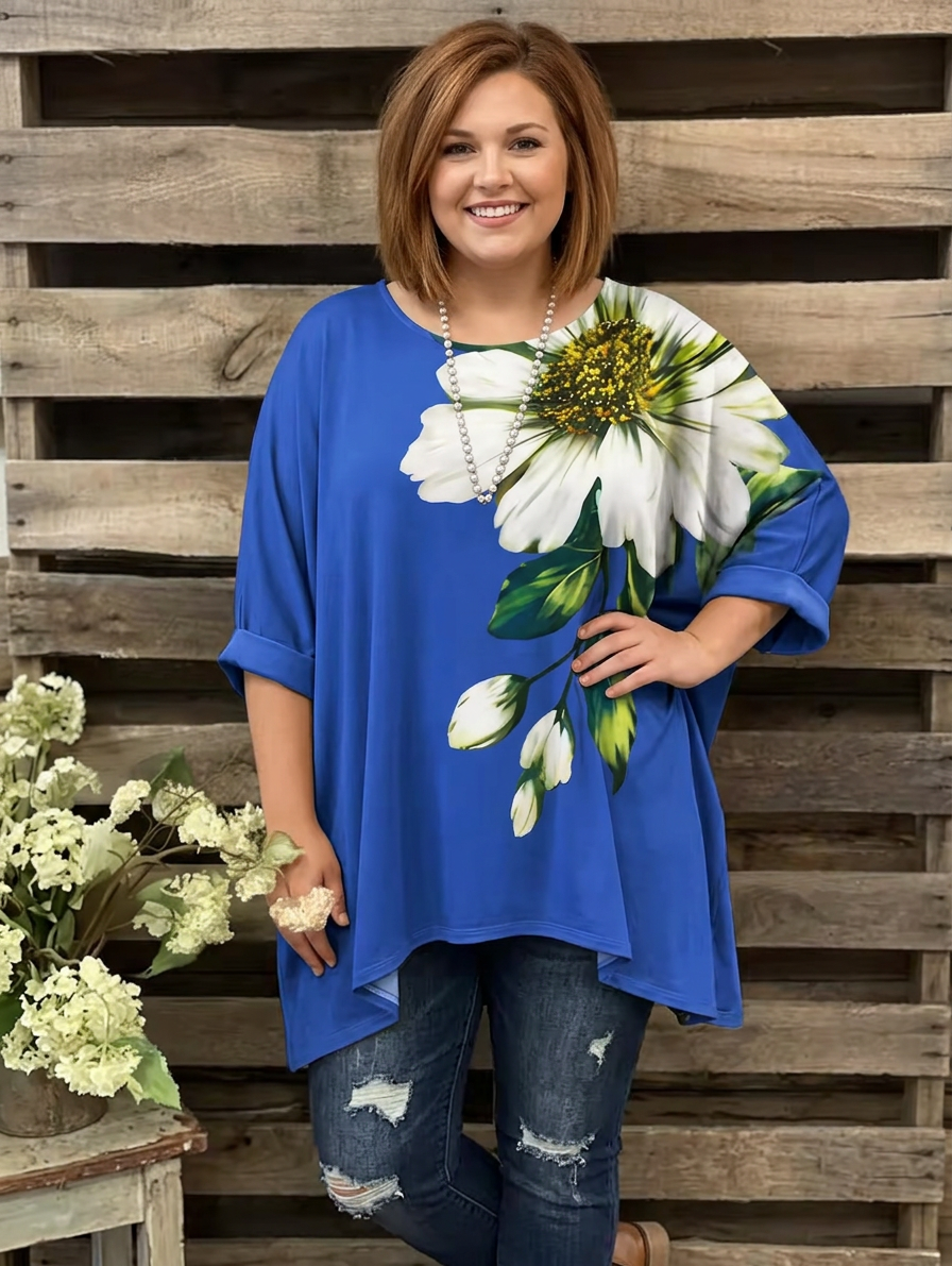 Estella | Vintage Bohemian Floral T-Shirt