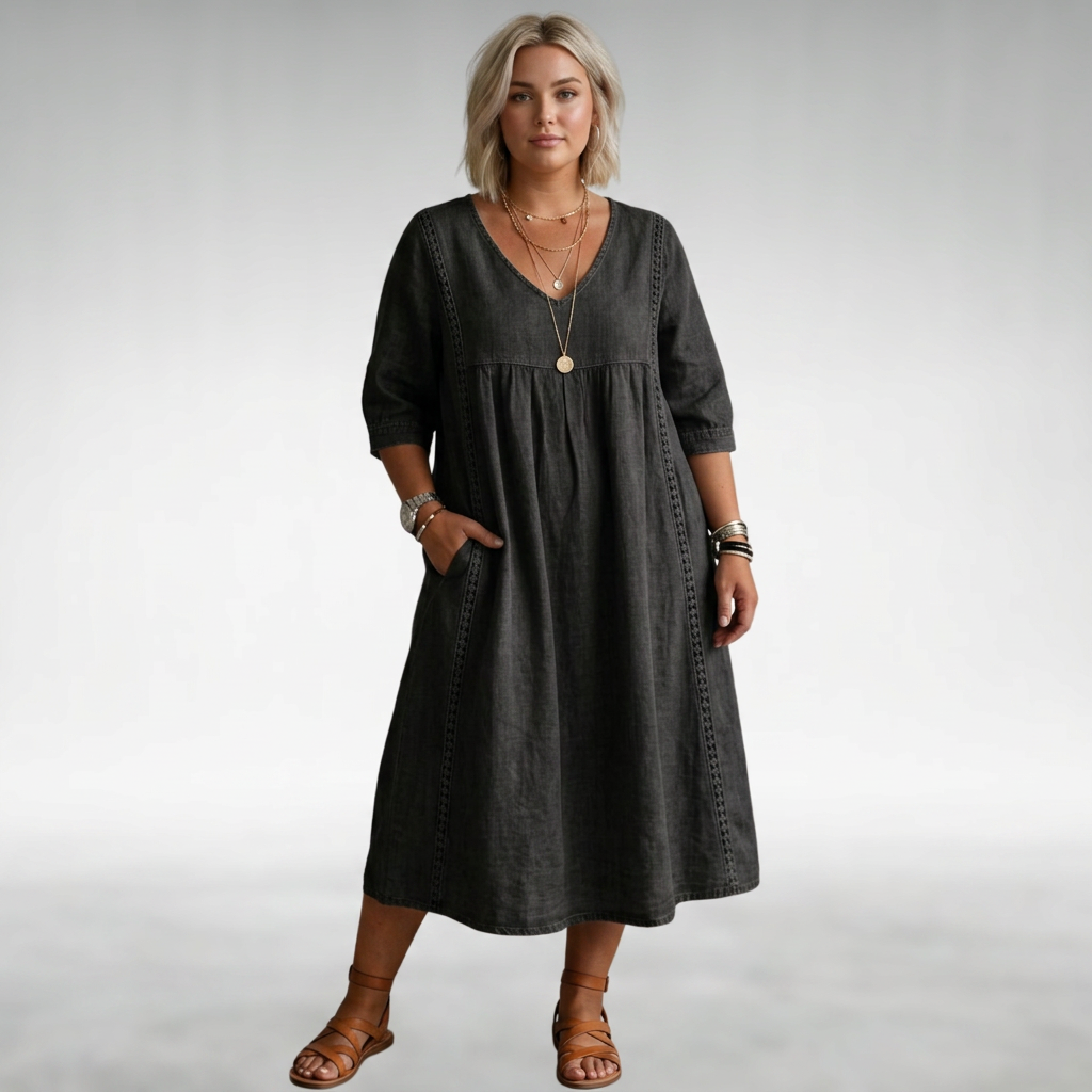 Valerie Comfort Midi Dress