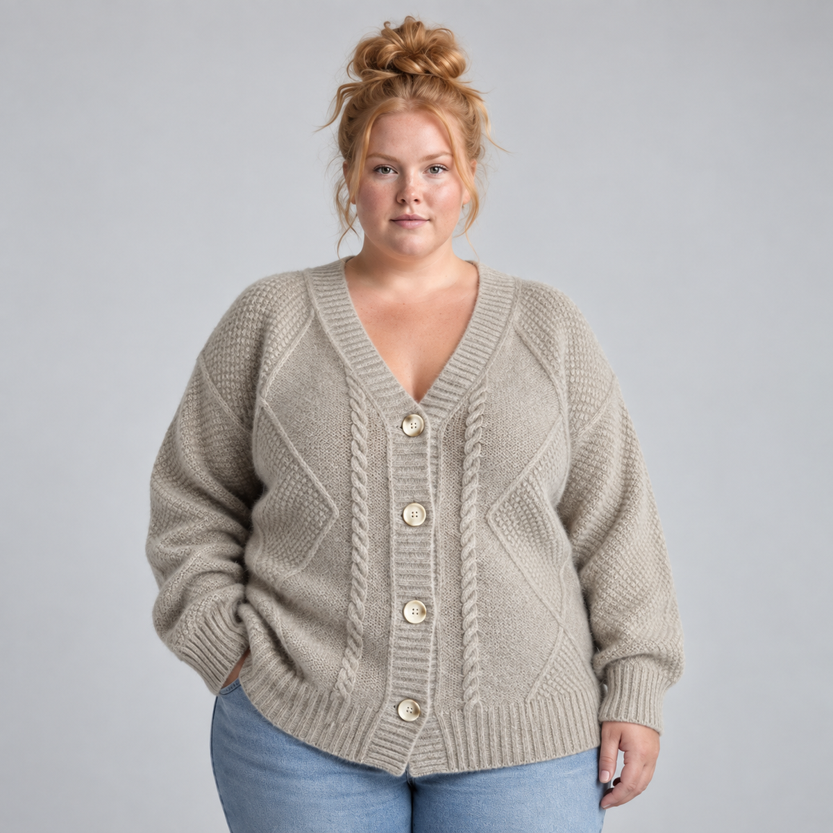 Wren | V-Neck Button Up Cardigan