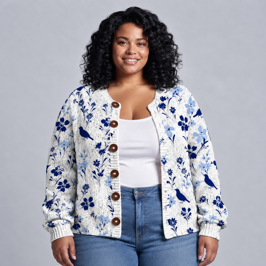 Vynora | Vintage Floral Cardigan