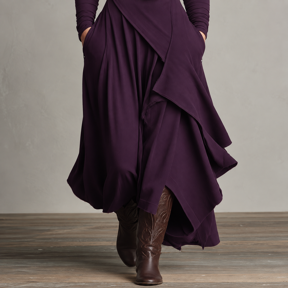 Natalie | Elegant Draped Dress