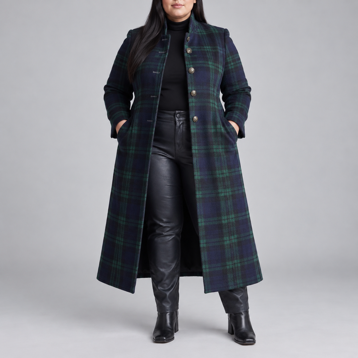 Celestine | Highland Check Coat