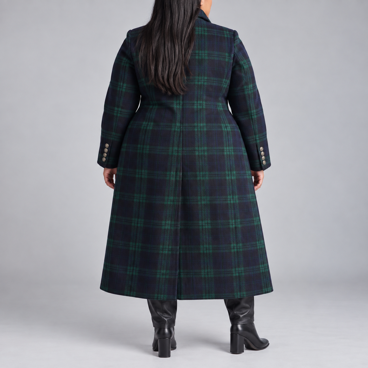Celestine | Highland Check Coat
