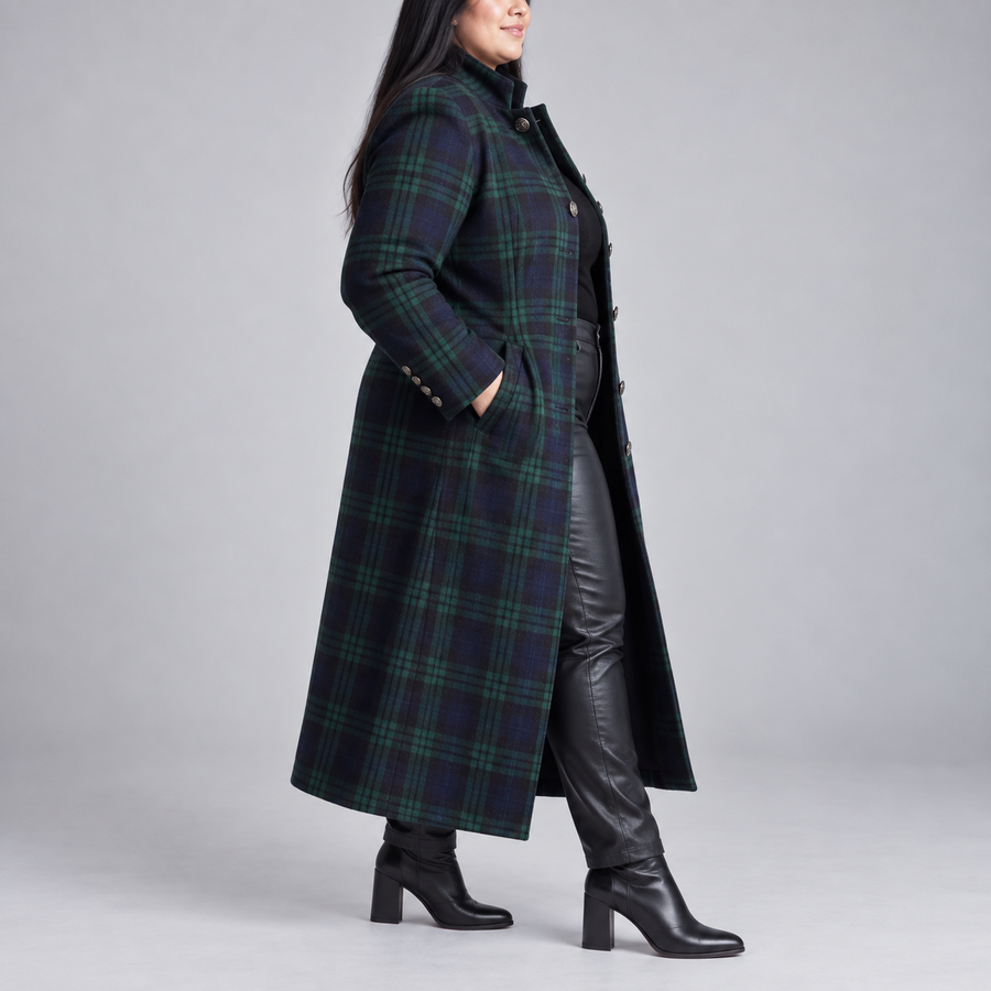 Celestine | Highland Check Coat