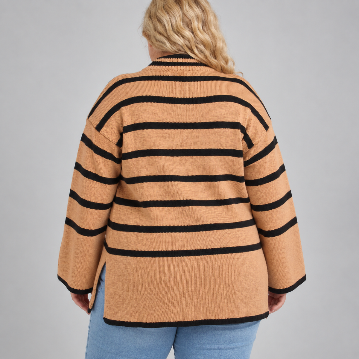 Marlowe | Striped Bell Sleeve Jumper