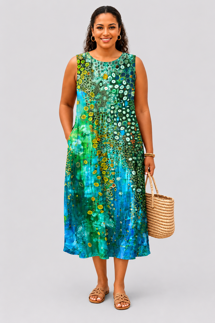 Cara Reef Midi Dress