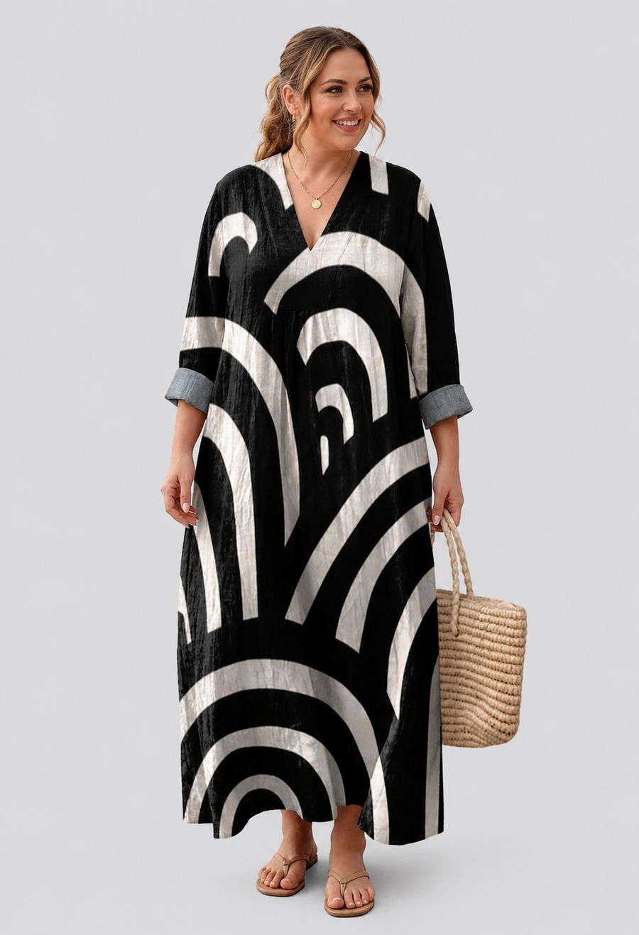 Cynthia - Summer Breeze Printed Dress
