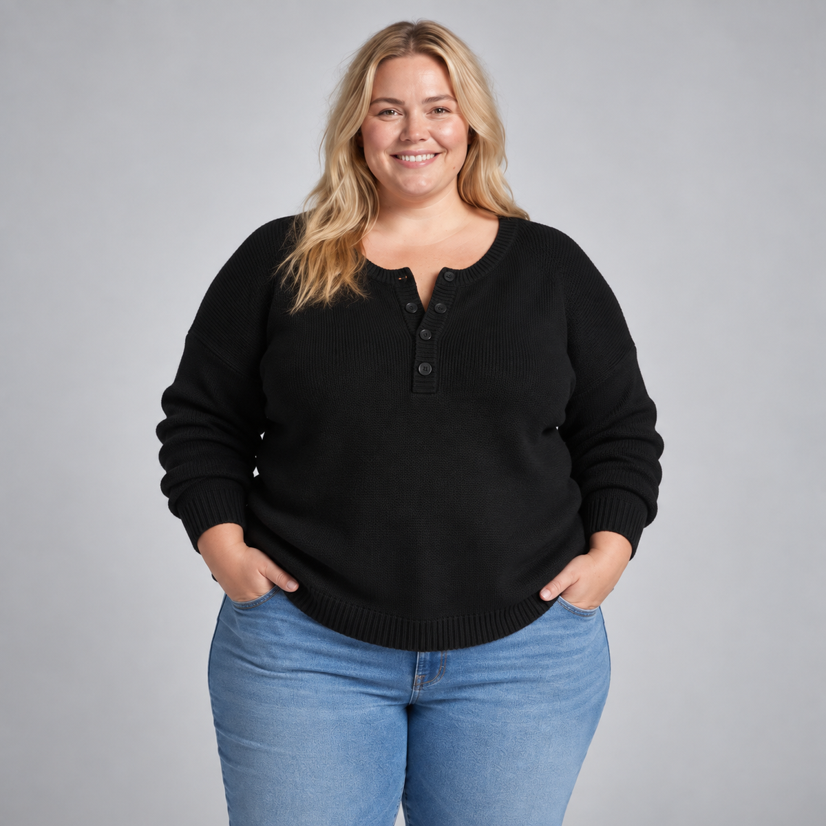 Harper Lane | Calm Button-Up Jumper