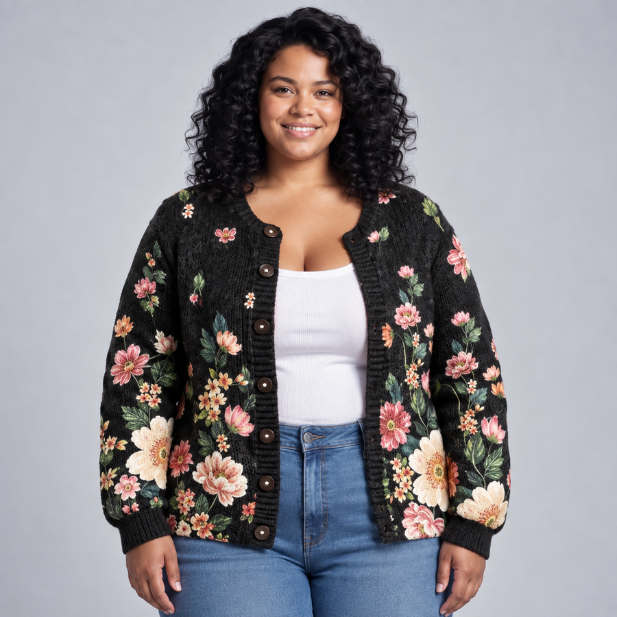 Kivara | Vintage Floral Cardigan