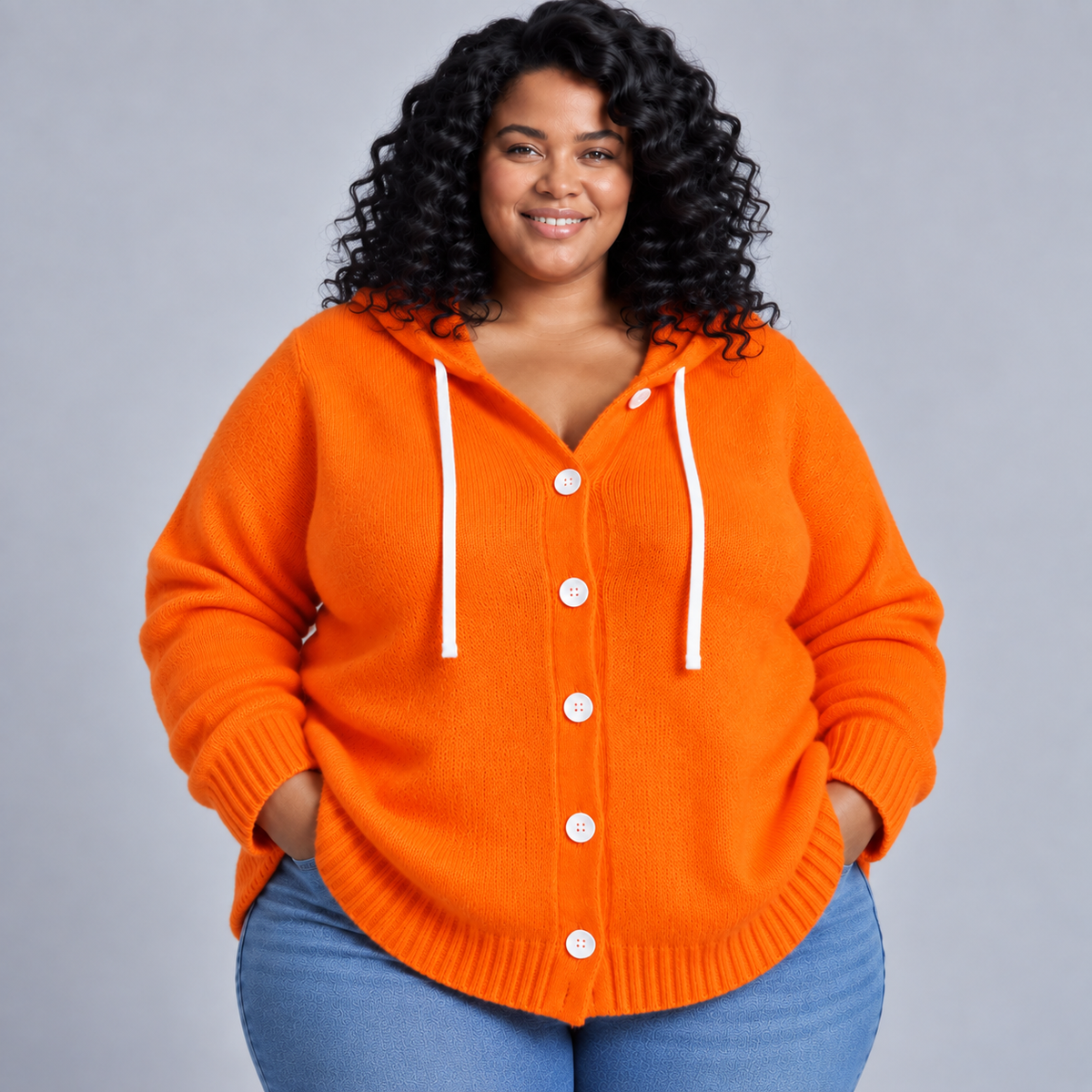 Charlotte | Soft-Knit Button Cardigan