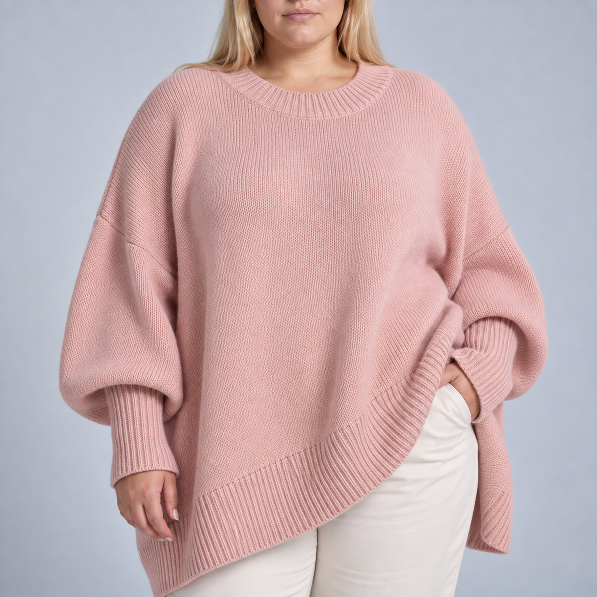 Evelyne - Sophisticated Wool Blend Sweater