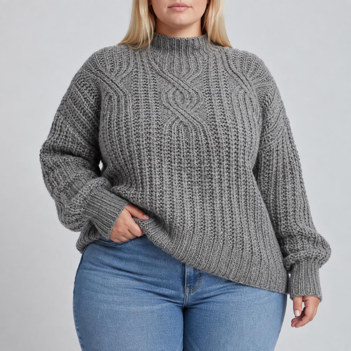 Clara | Cable-Knit Pullover Sweater